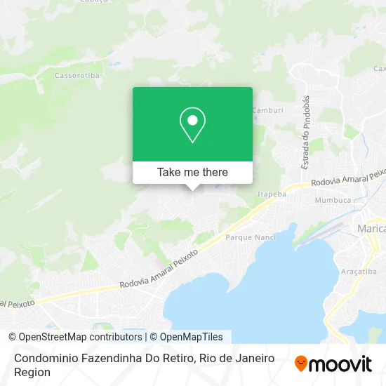 Condominio Fazendinha Do Retiro map