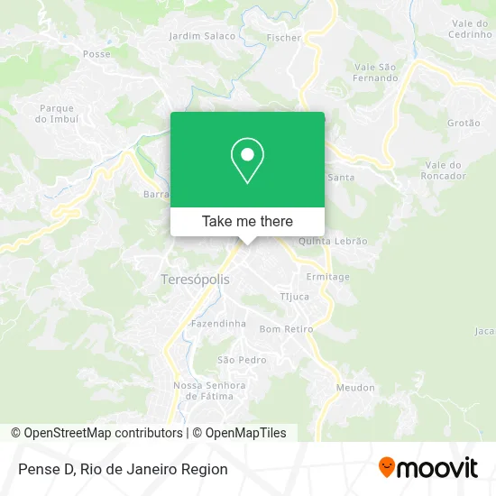 Pense D map