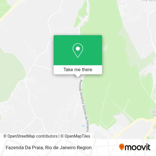 Fazenda Da Praia map