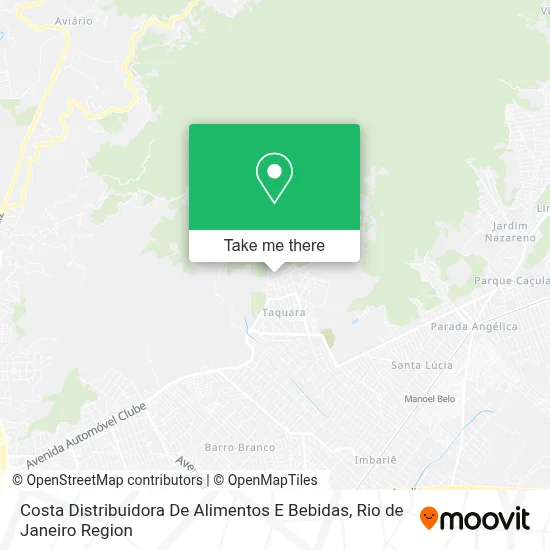 Costa Distribuidora De Alimentos E Bebidas map