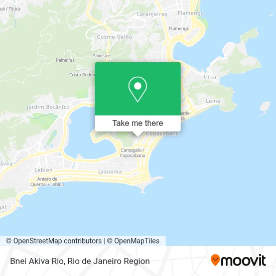 Bnei Akiva Rio map