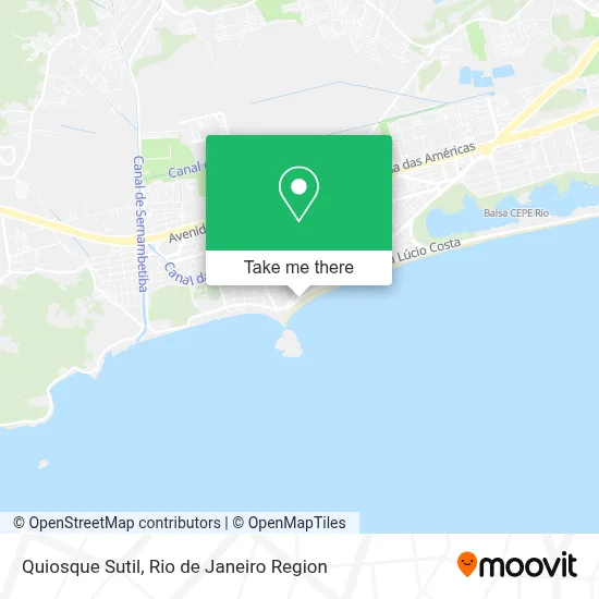 Quiosque Sutil map