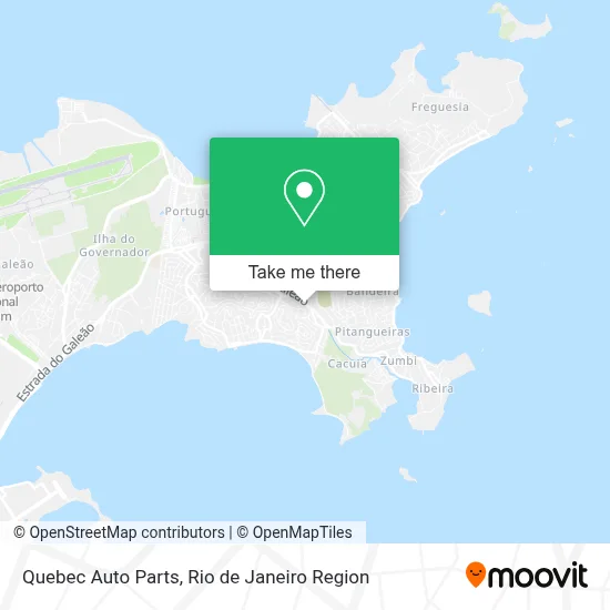 Quebec Auto Parts map