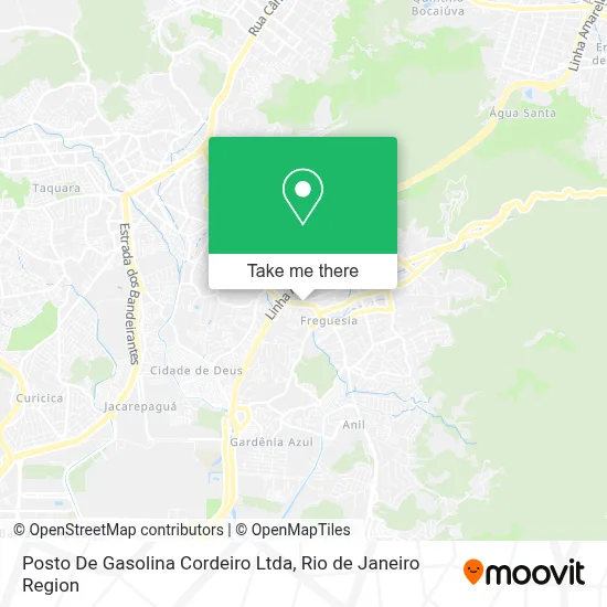 Posto De Gasolina Cordeiro Ltda map
