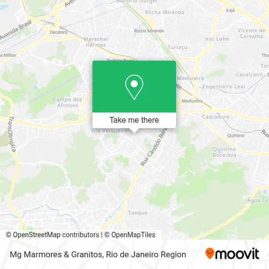 Mg Marmores & Granitos map