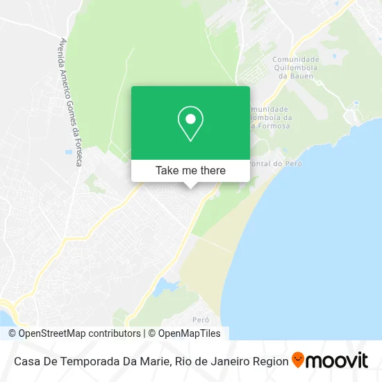 Casa De Temporada Da Marie map