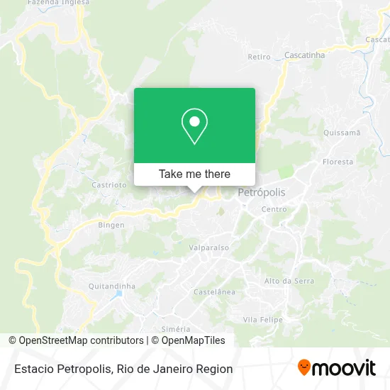 Estacio Petropolis map