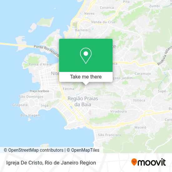 Igreja De Cristo map