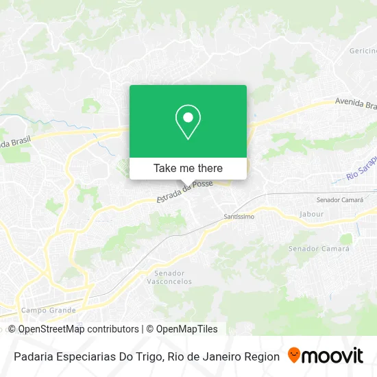 Padaria Especiarias Do Trigo map