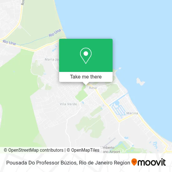 Pousada Do Professor Búzios map