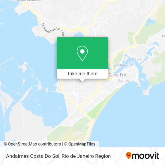 Andaimes Costa Do Sol map