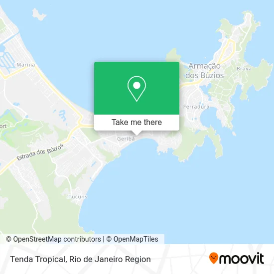 Tenda Tropical map
