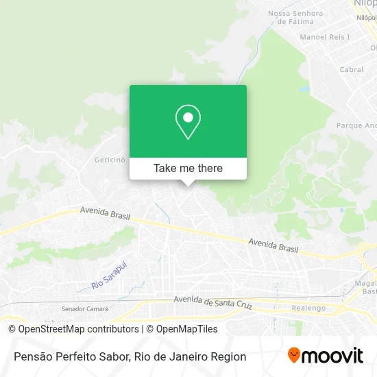 Pensão Perfeito Sabor map