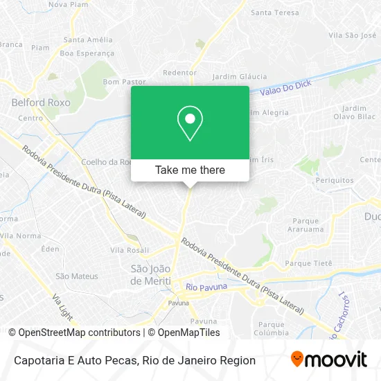 Capotaria E Auto Pecas map