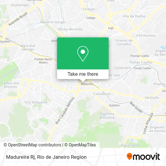 Madureira Rj map
