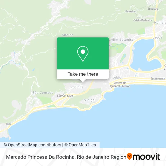 Mercado Princesa Da Rocinha map