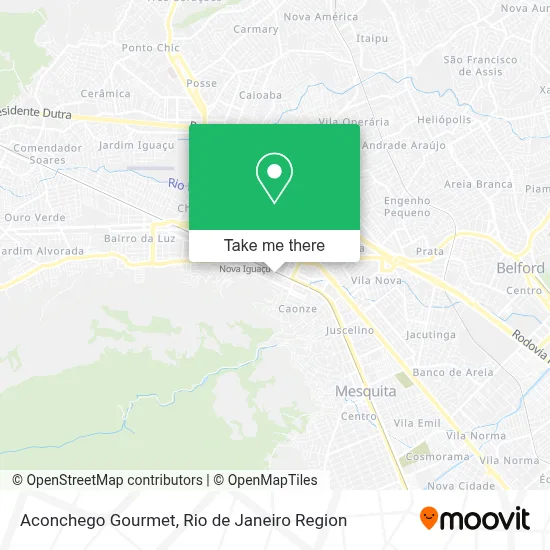 Aconchego Gourmet map