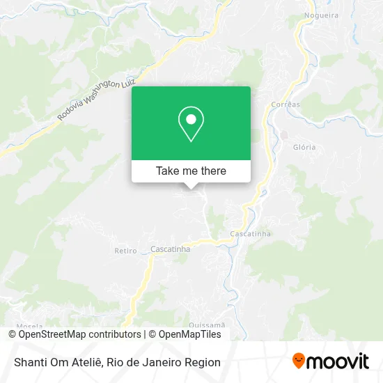 Shanti Om Ateliê map