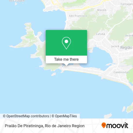 Praião De Piratininga map