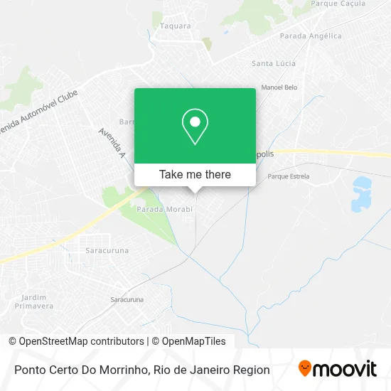 Ponto Certo Do Morrinho map