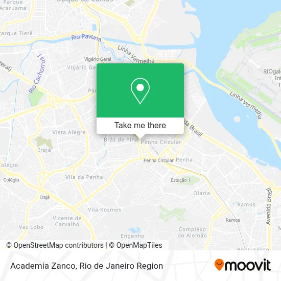 Academia Zanco map