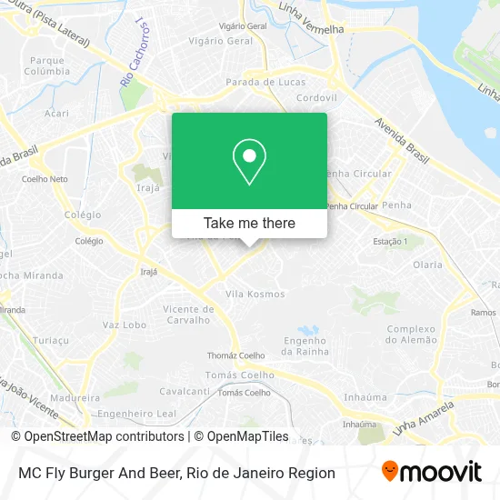 MC Fly Burger And Beer map
