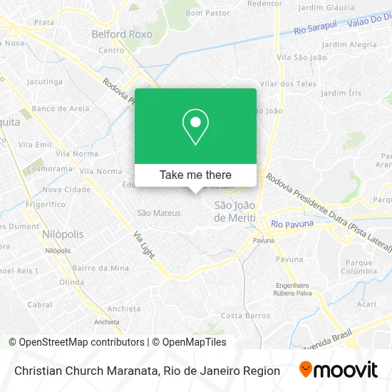 Christian Church Maranata map
