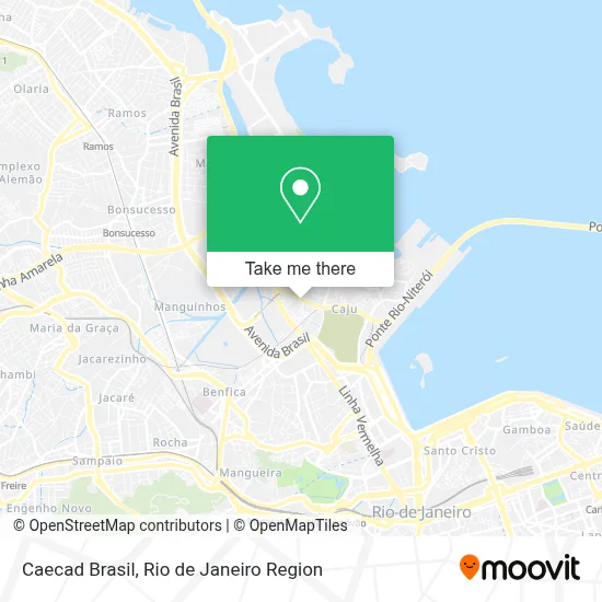 Caecad Brasil map