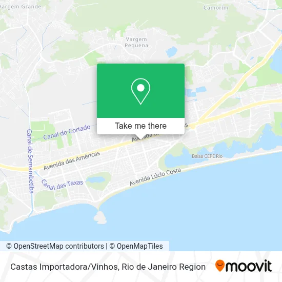 Castas Importadora/Vinhos map