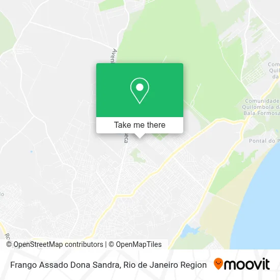 Frango Assado Dona Sandra map