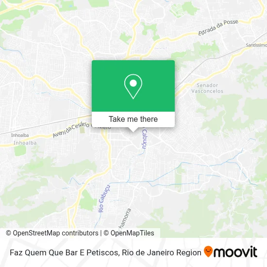 Faz Quem Que Bar E Petiscos map
