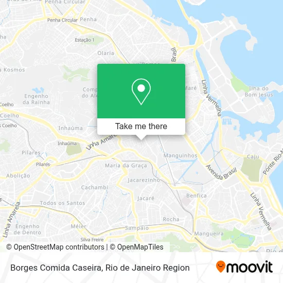 Borges Comida Caseira map