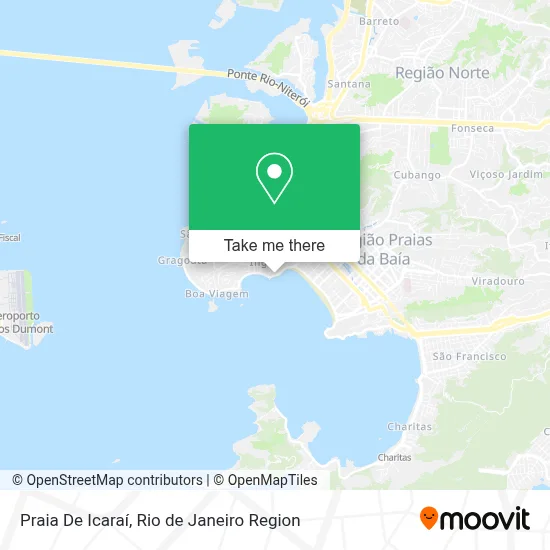 Praia De Icaraí map