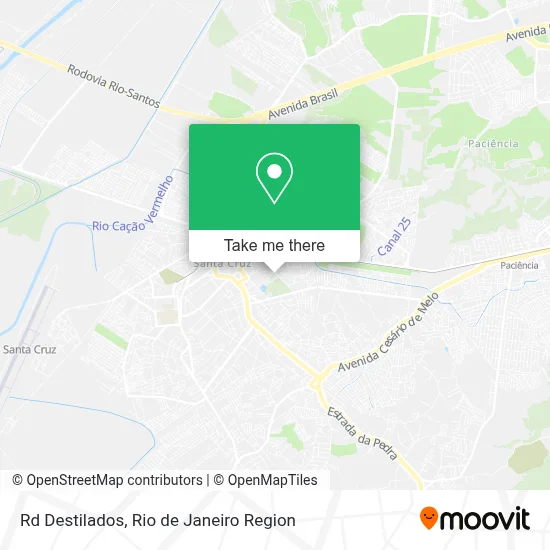 Rd Destilados map