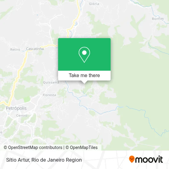 Sítio Artur map