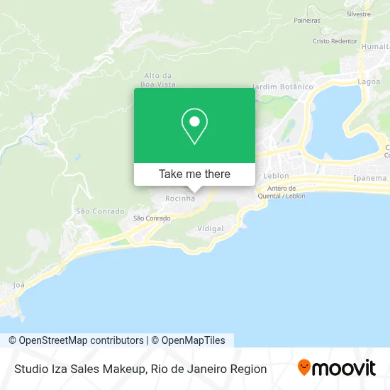 Studio Iza Sales Makeup map
