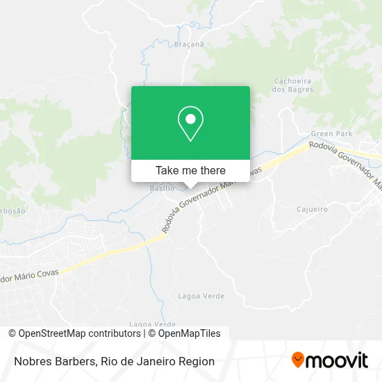 Nobres Barbers map