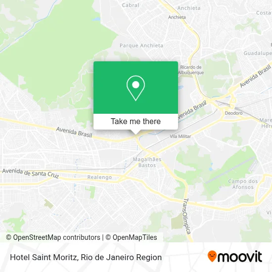 Hotel Saint Moritz map