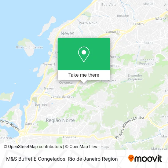 M&S Buffet E Congelados map