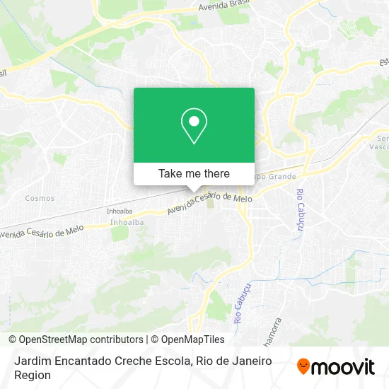 Jardim Encantado Creche Escola map