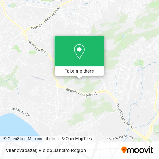Vilanovabazar map