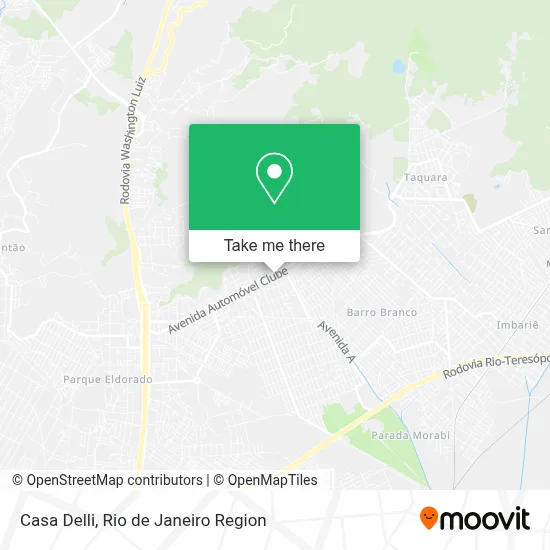 Casa Delli map