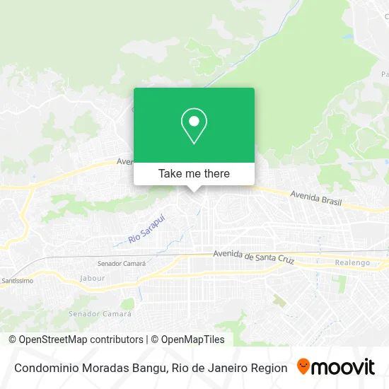 Condominio Moradas Bangu map