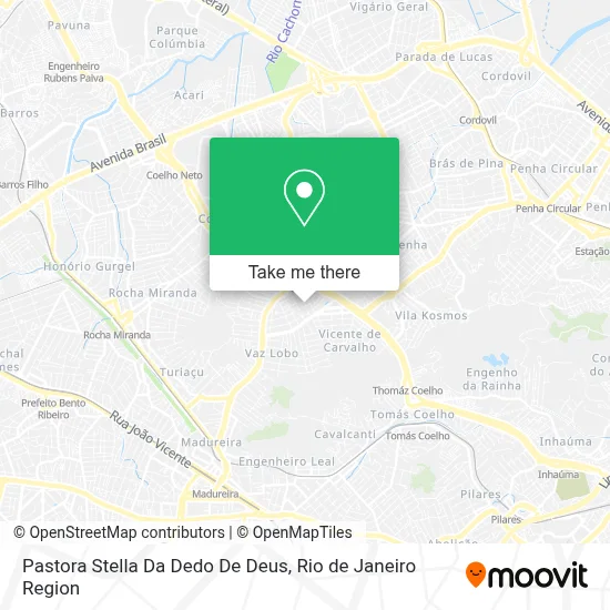 Pastora Stella Da Dedo De Deus map
