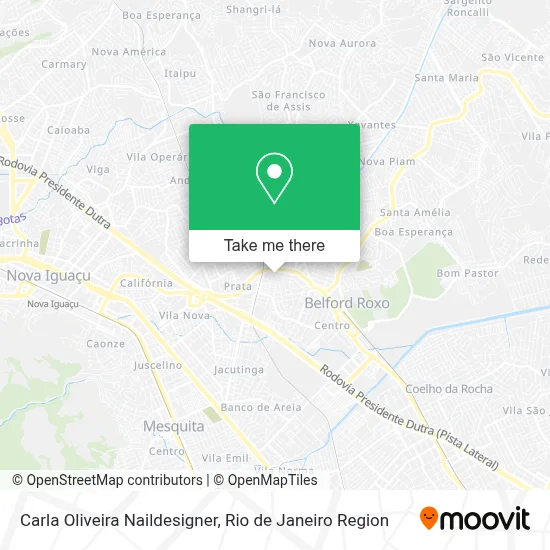 Carla Oliveira Naildesigner map