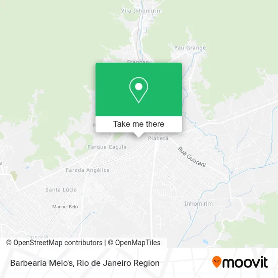 Barbearia Melo's map