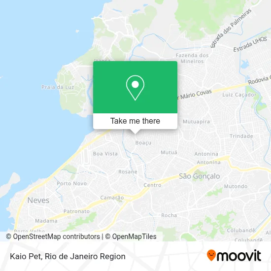 Kaio Pet map