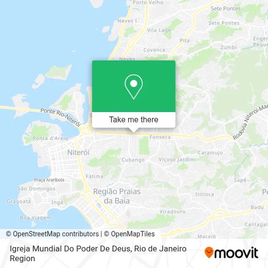 Igreja Mundial Do Poder De Deus map