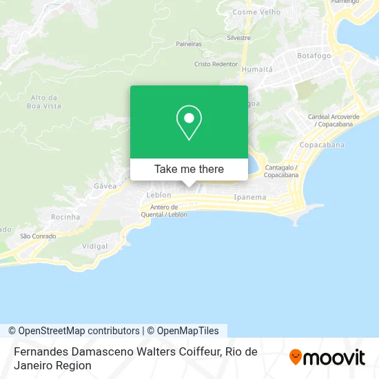 Fernandes Damasceno Walters Coiffeur map