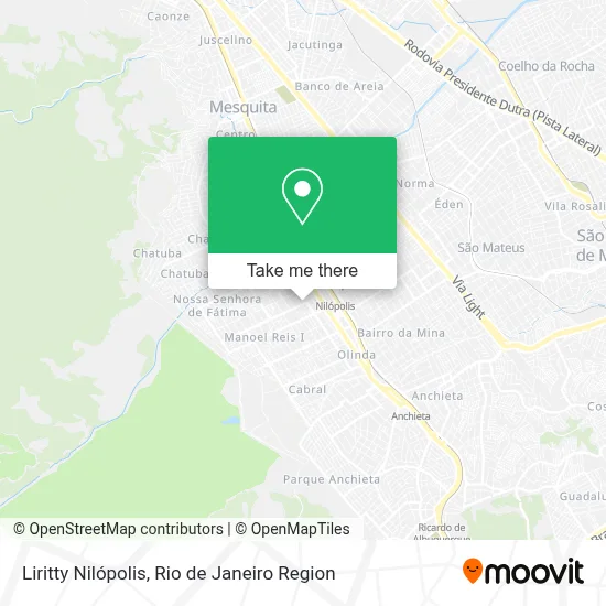 Liritty Nilópolis map